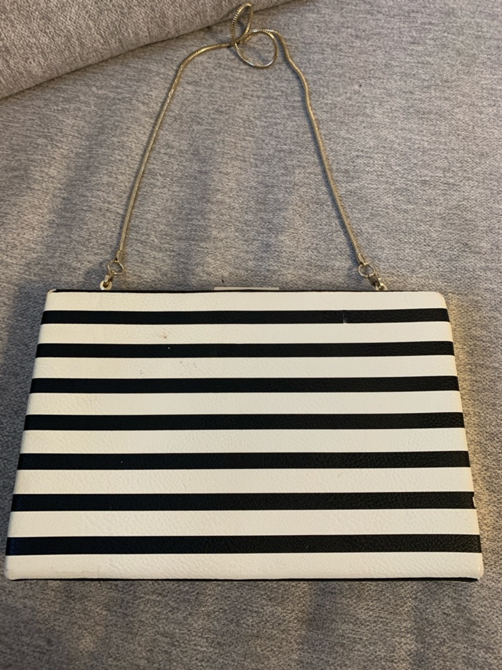 Kate Spade Striped Toucan Montigo Avenue Emmanuel Clutch Crossbody Novelty purse - Picture 7 of 14